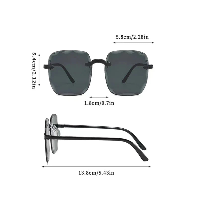5pcs Square Sunglasses Set