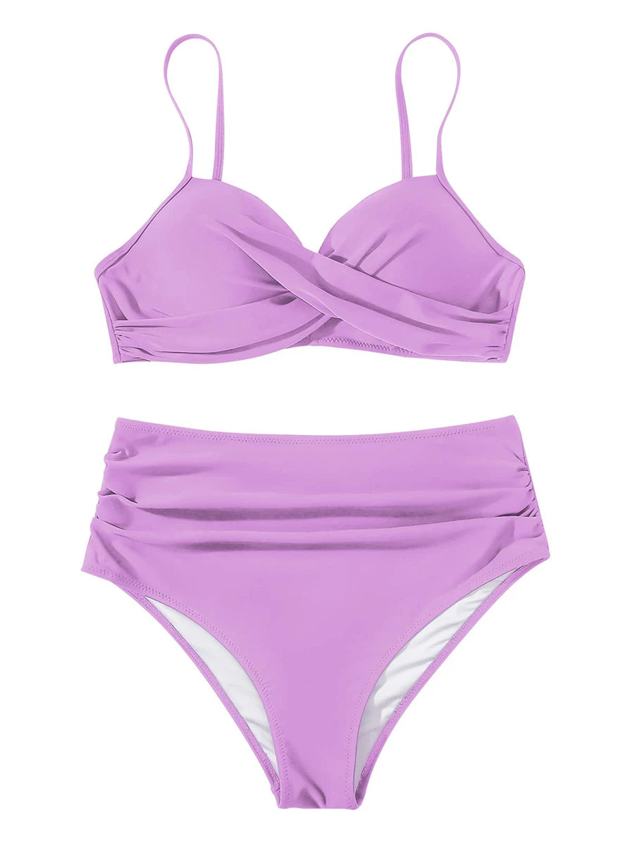 Bikini Top&High Waist Bottoms