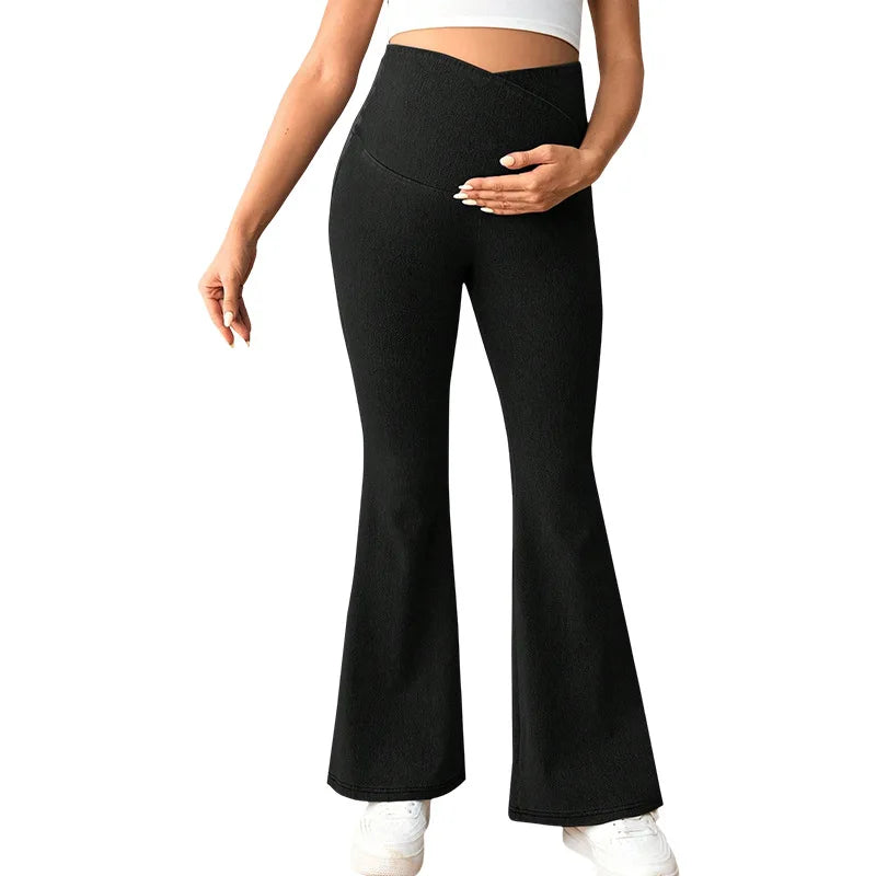 Flared Maternity Yoga Pants