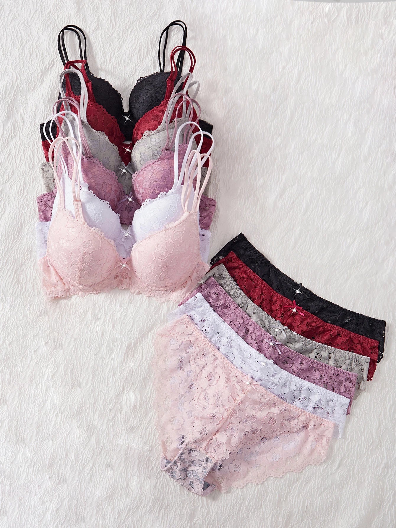 6-Piece Bra and Panties Set
