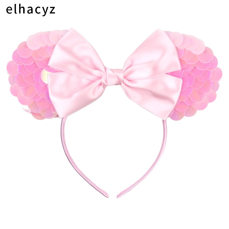 Sparkly Sequin Mouse Ears Headband