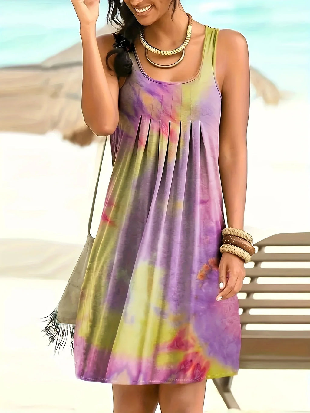 Tie-Dye Mini Dress