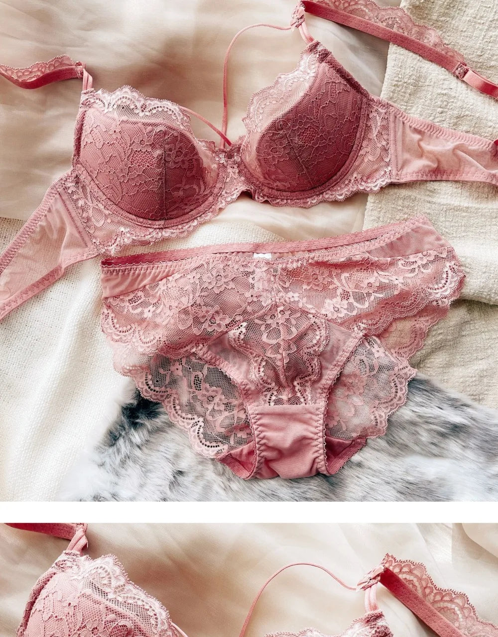 Lace Bra&Panties Set