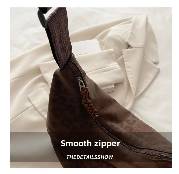 Leopard Soft Leather Handbag