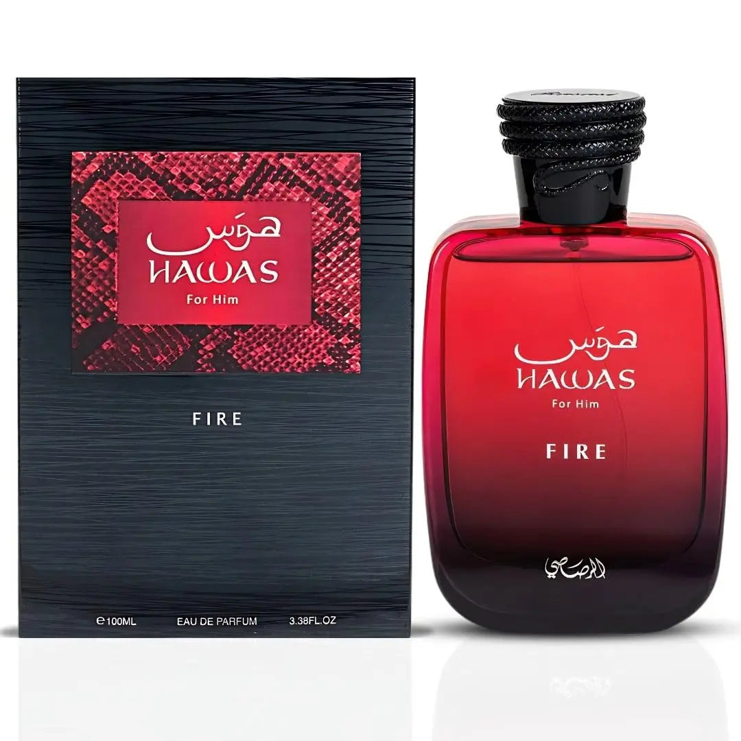 Rasasi Hawas Fire Eau De Parfum  3.4oz(100mL)