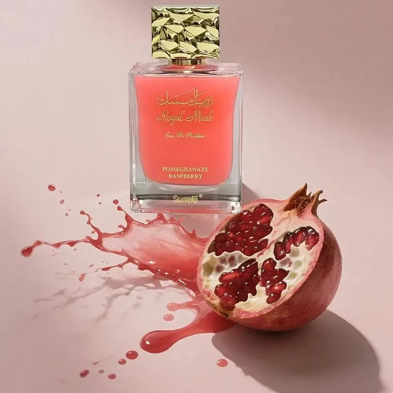 Royal Musk Pomegranate Raspberry Arabian Perfumes For Women - Eau de Parfum Spray 100ML (3.4 OZ)