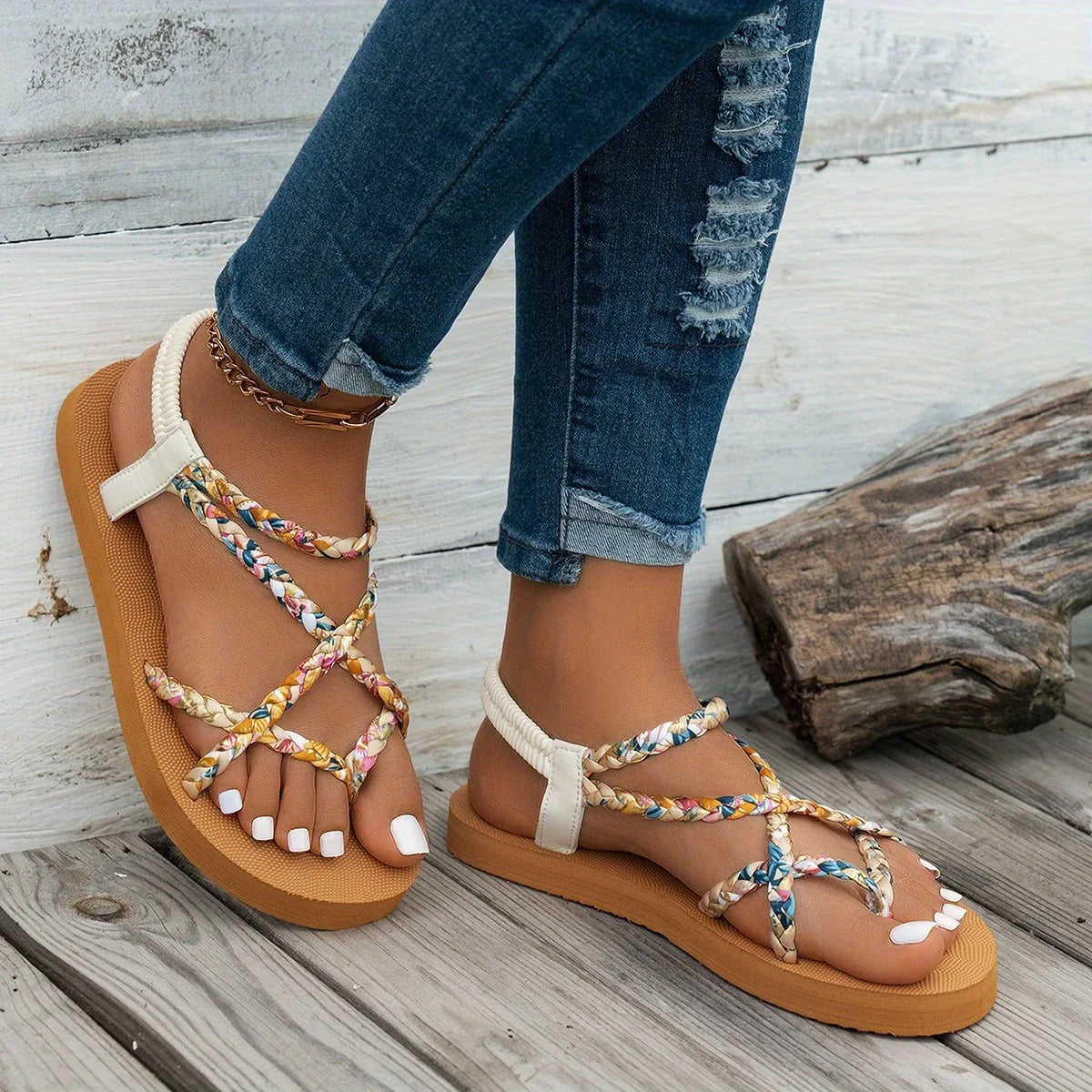Colorful Strappy Sandal