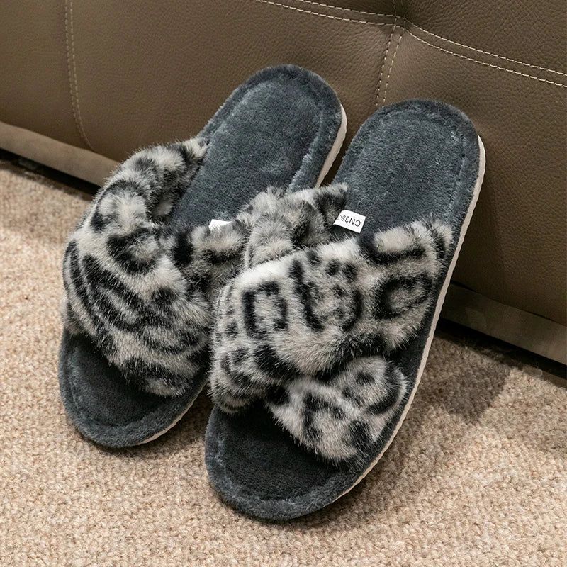 Leopard Slippers