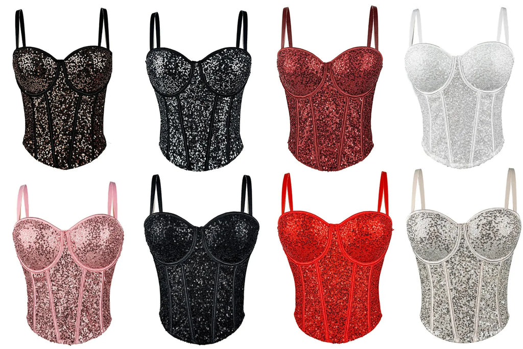 Sequin Bustier