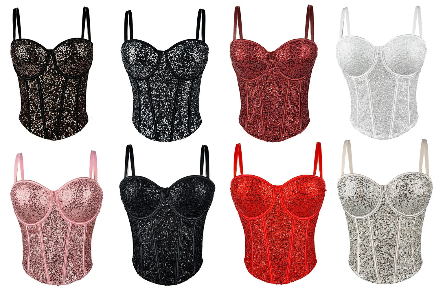 Sequin Bustier