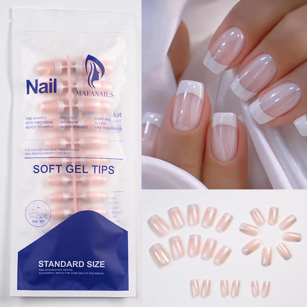 French Tip False Nails(120Pcs/240Pcs)