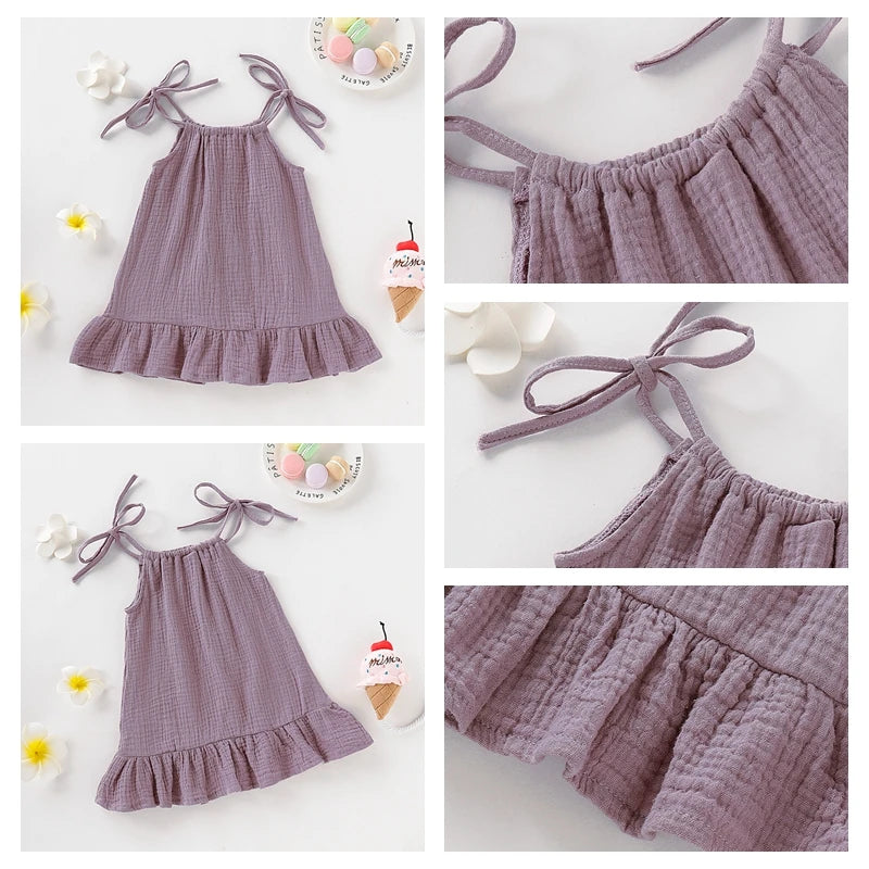 Toddler Breathable Cotton Dress