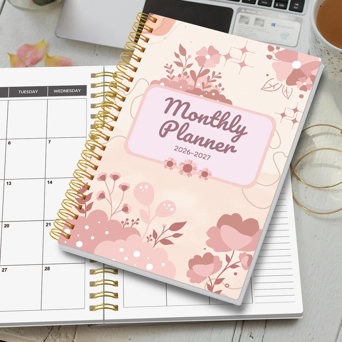 Jan 2026-Dec 2027 A5 Weekly & Monthly Planner