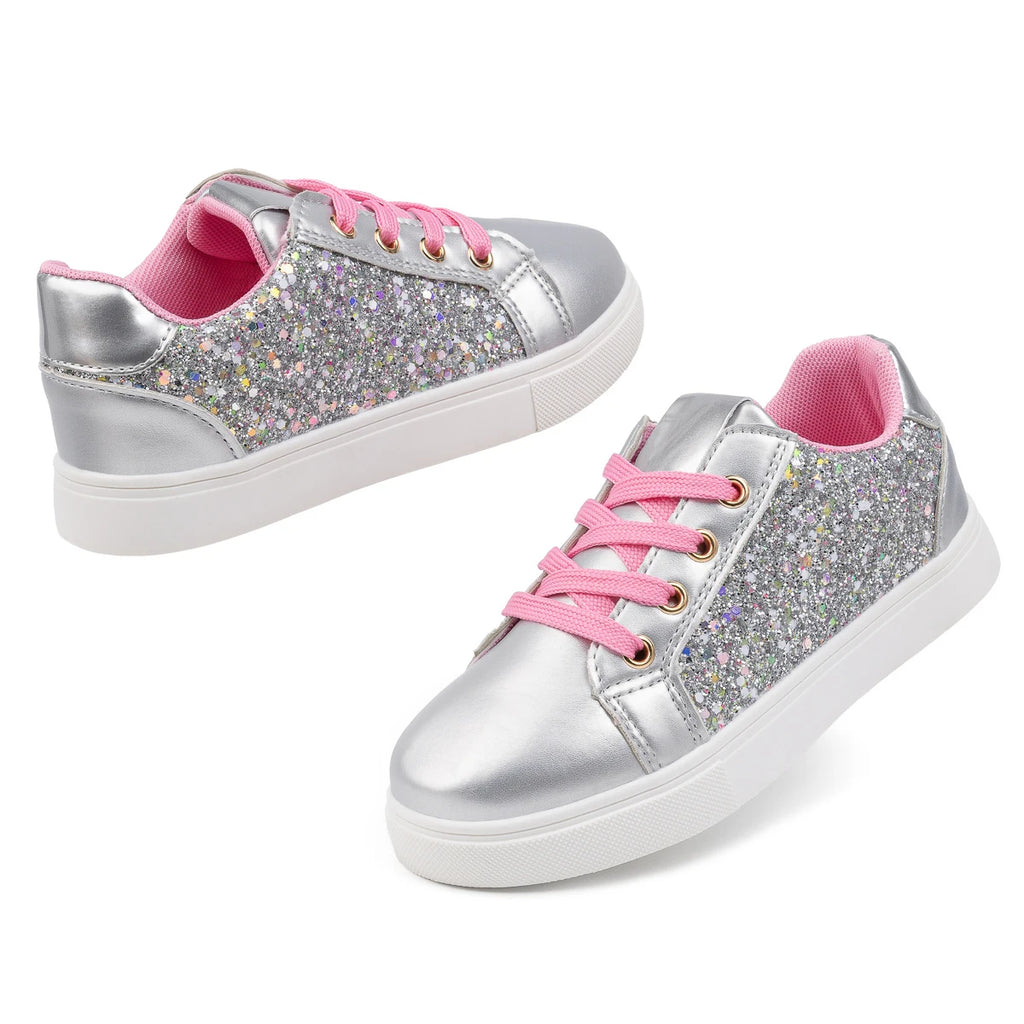 Girls Glitter Sneakers
