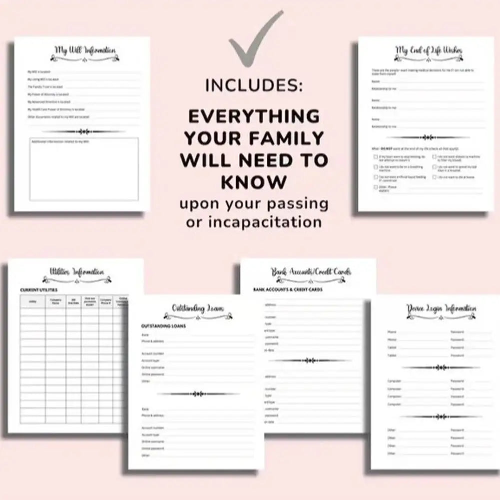 Funny End Of Life Planner: "Sorry, It’s Your Problem Now Because I’m Dead" Organizer & Workbook