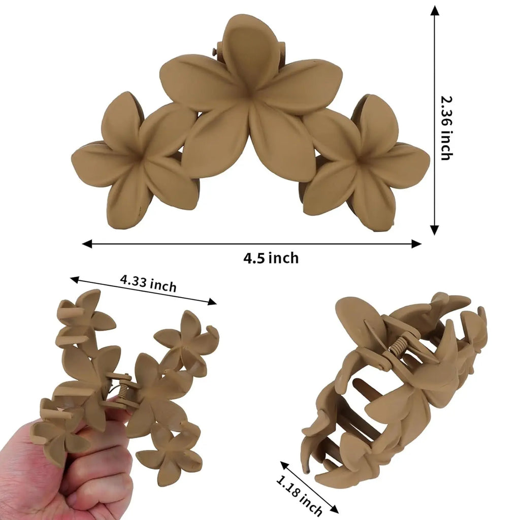 Flower Hair Clip Set(4Pcs)