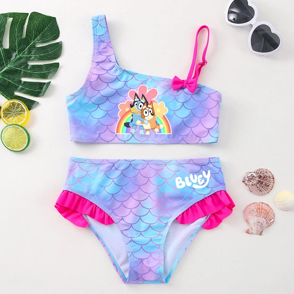 Two-Piece Bluey Swimsuit