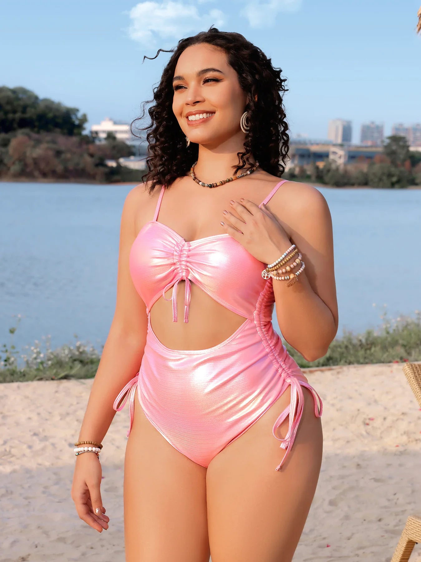 One-Piece Ruched Swimsuit