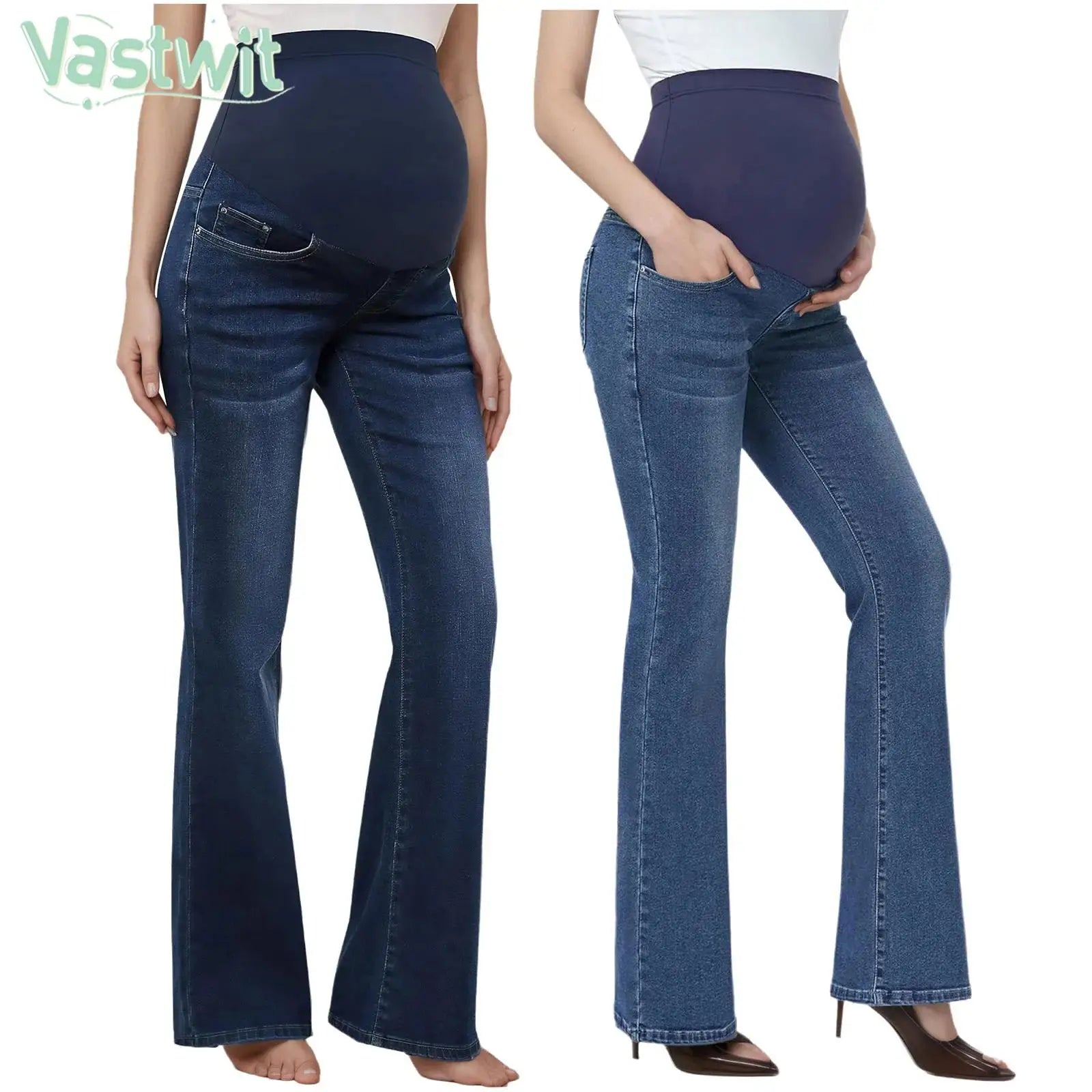 Flared Maternity Jeans