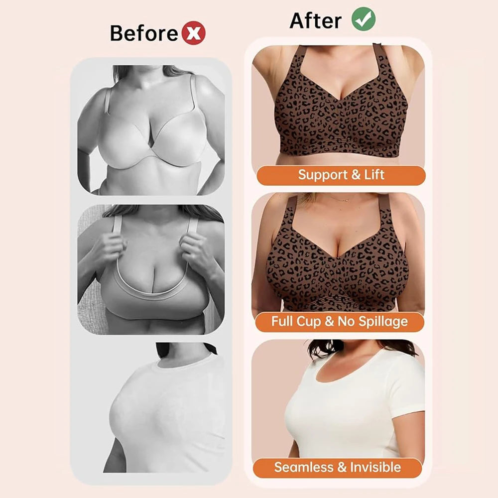 Jelly Wireless Push Up Bra