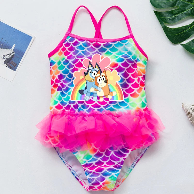 One-Piece Bluey Swimsuit