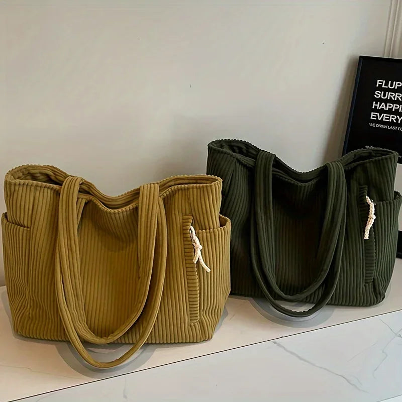 Corduroy Handbag