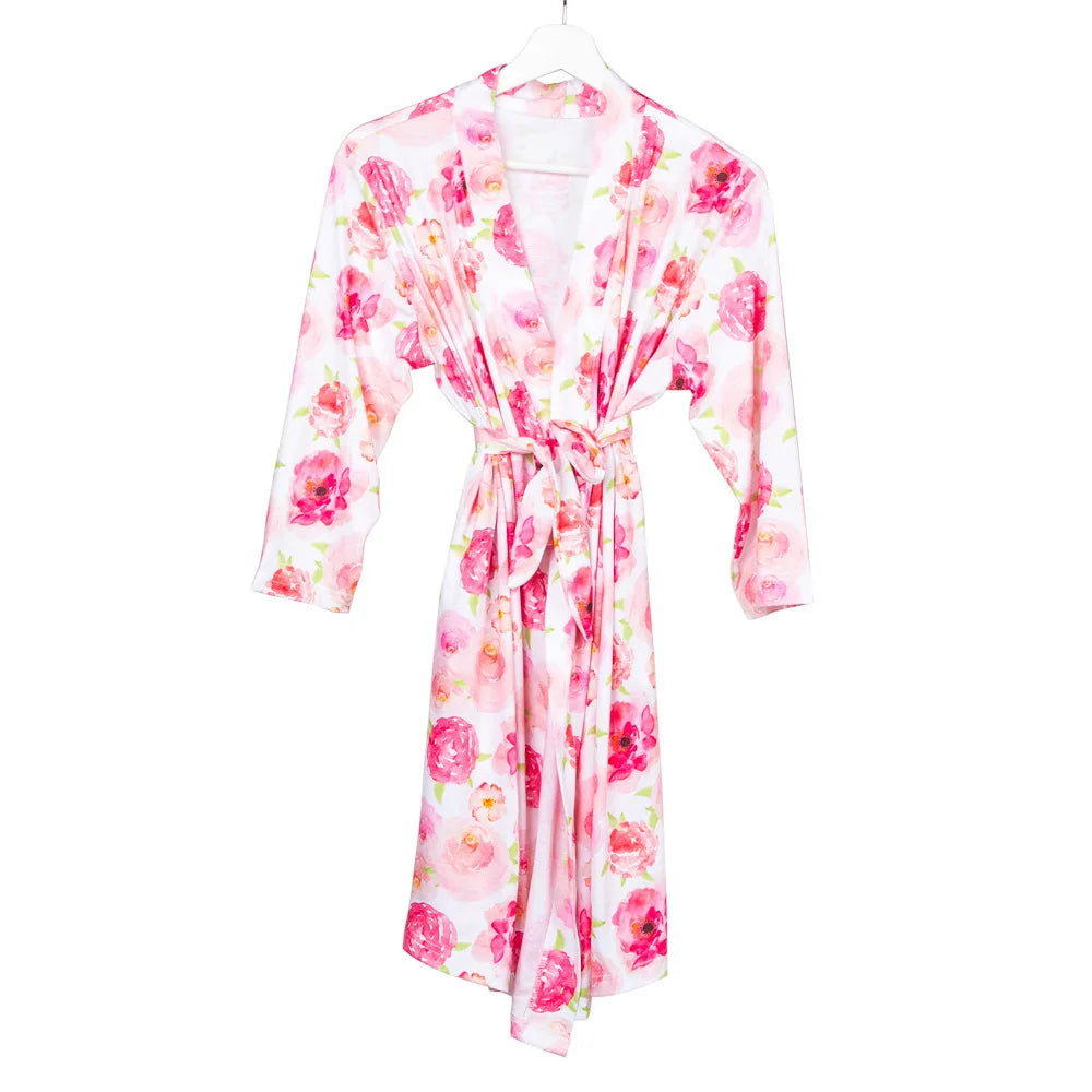 Maternity Robe & Matching Swaddle Set