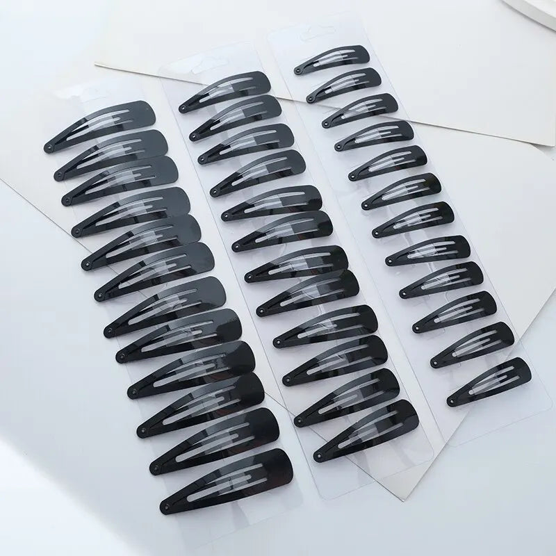 Black Hair Clips(36Pcs)