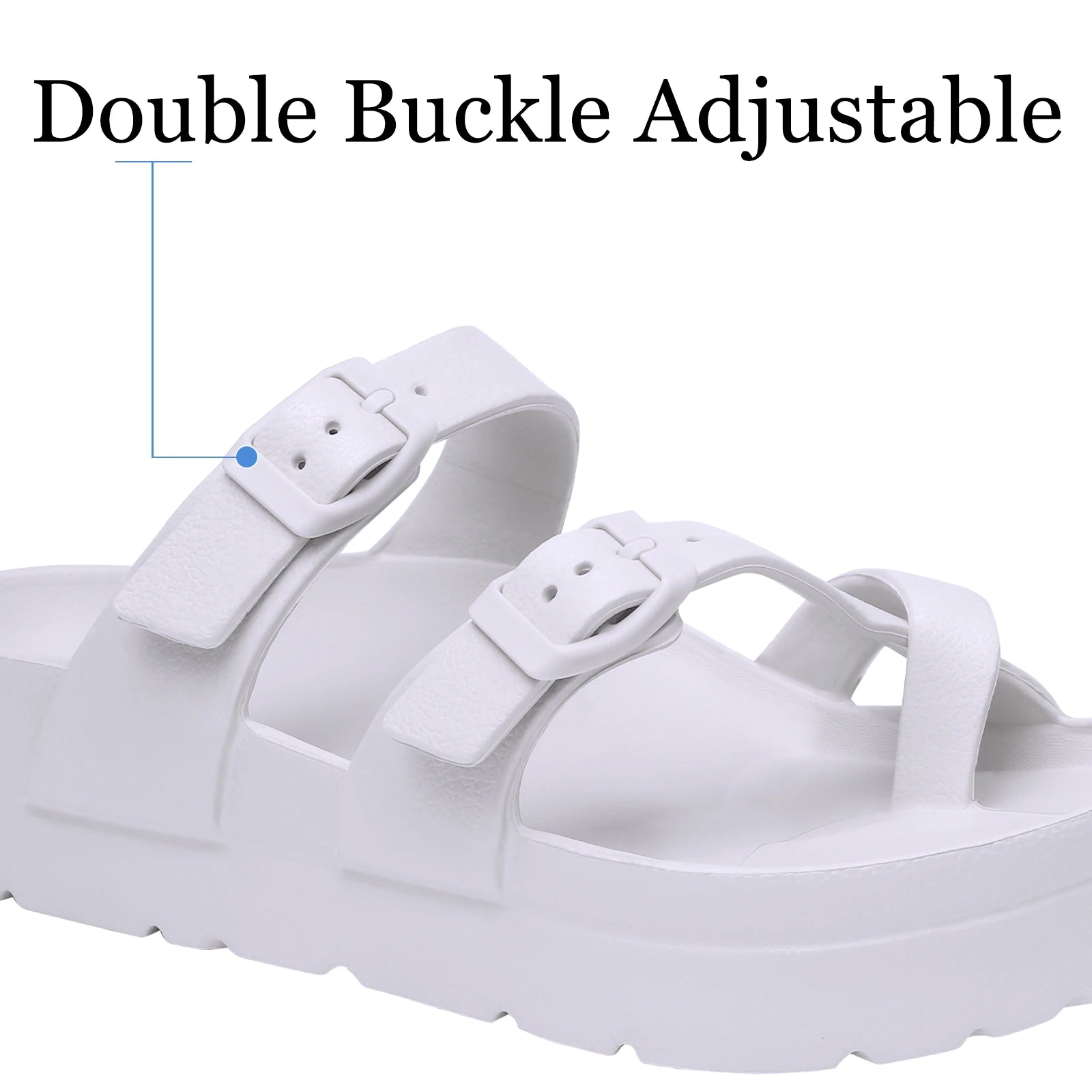 Adjustable Sandal With Arch Support