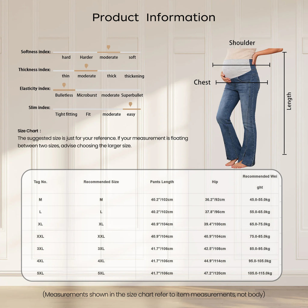 Flared Maternity Jeans
