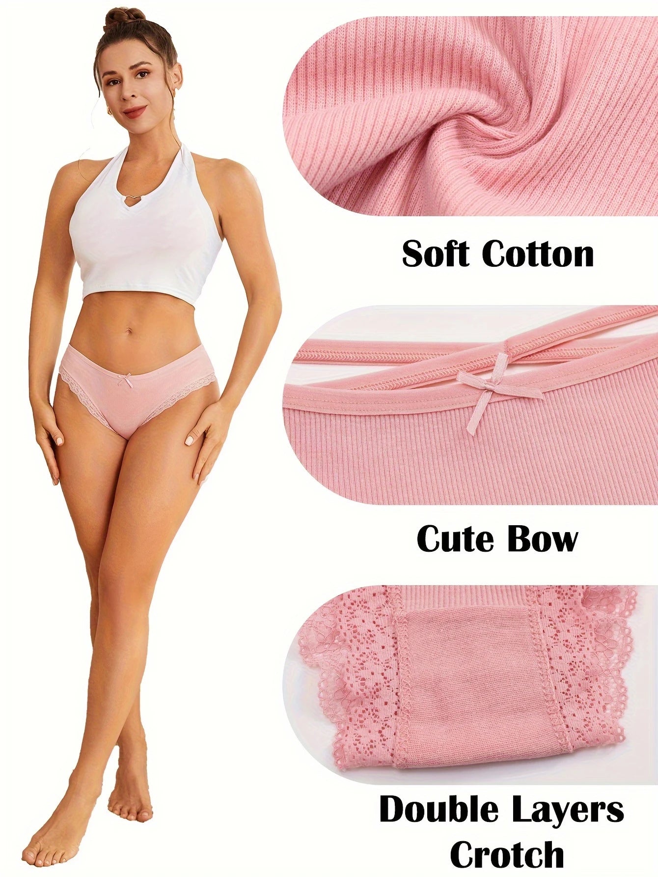 5-Piece Cotton Underwear Set