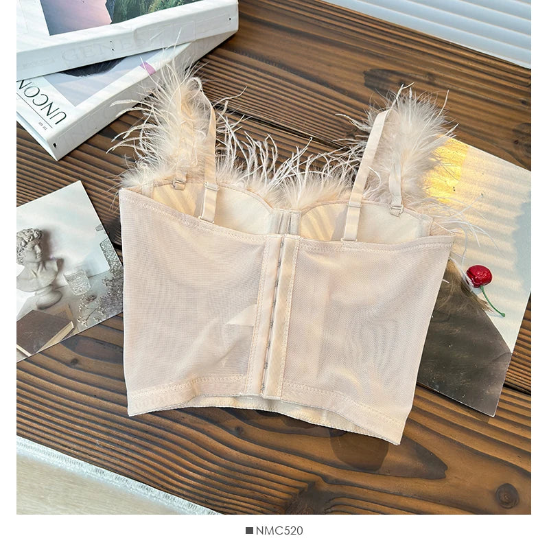 Feathered Bustier