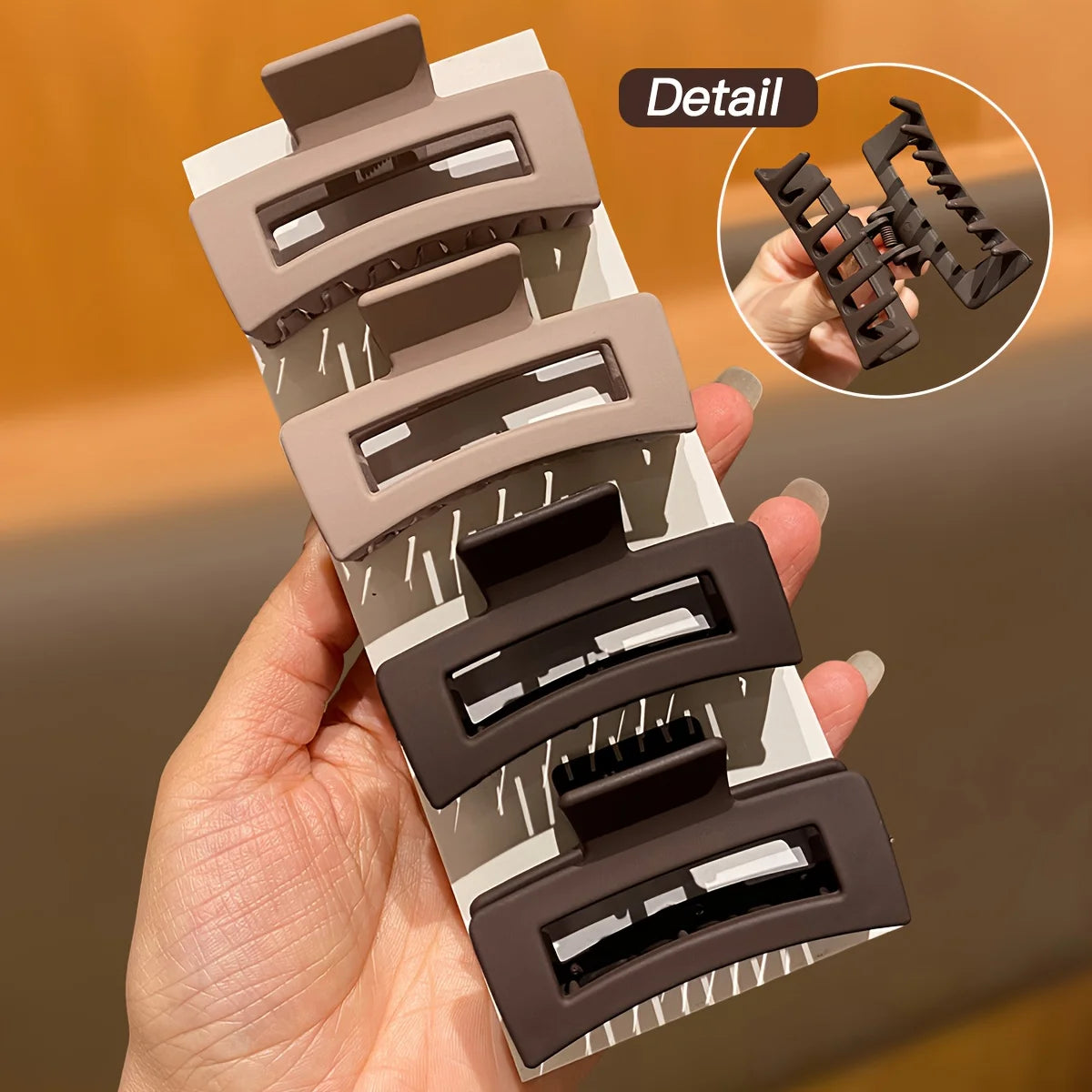 4Pcs Medium Claw Clip Set