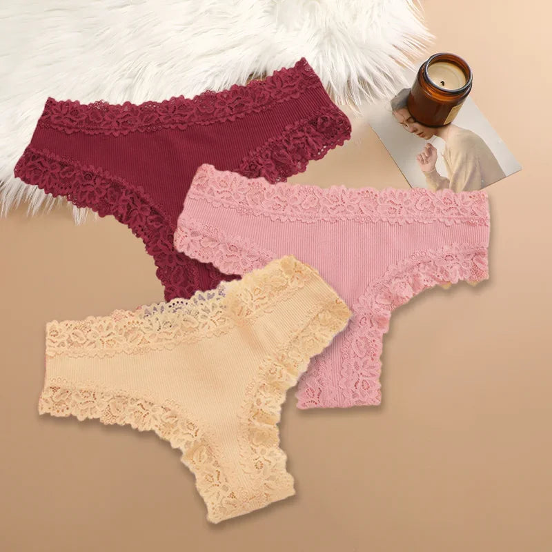 3-Piece Cotton Underwear Set