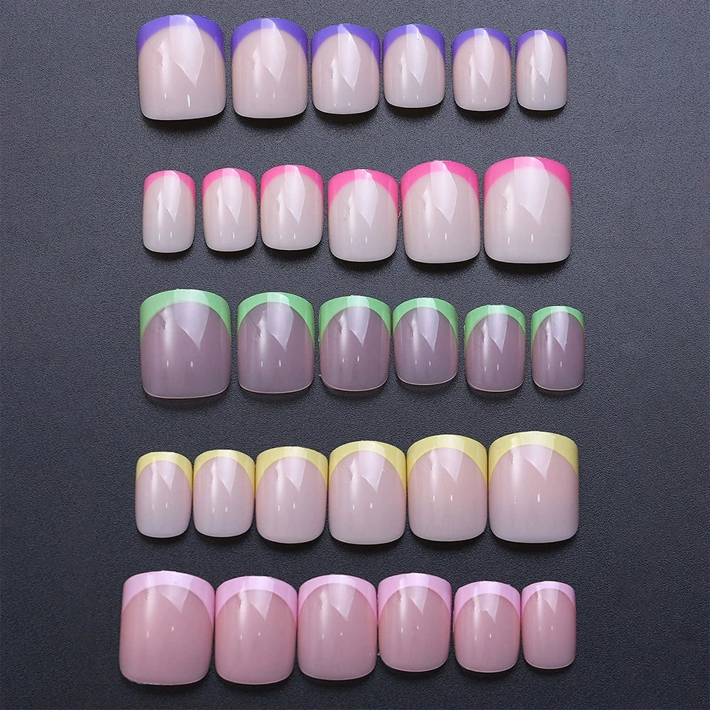 French Tip False Nails(120Pcs/240Pcs)