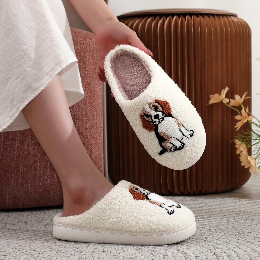 Best Mama Fuzzy House Slippers