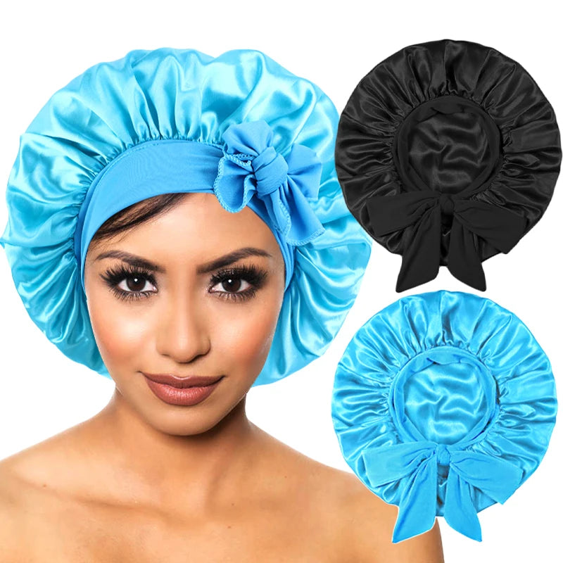Satin Bonnet-With Tie