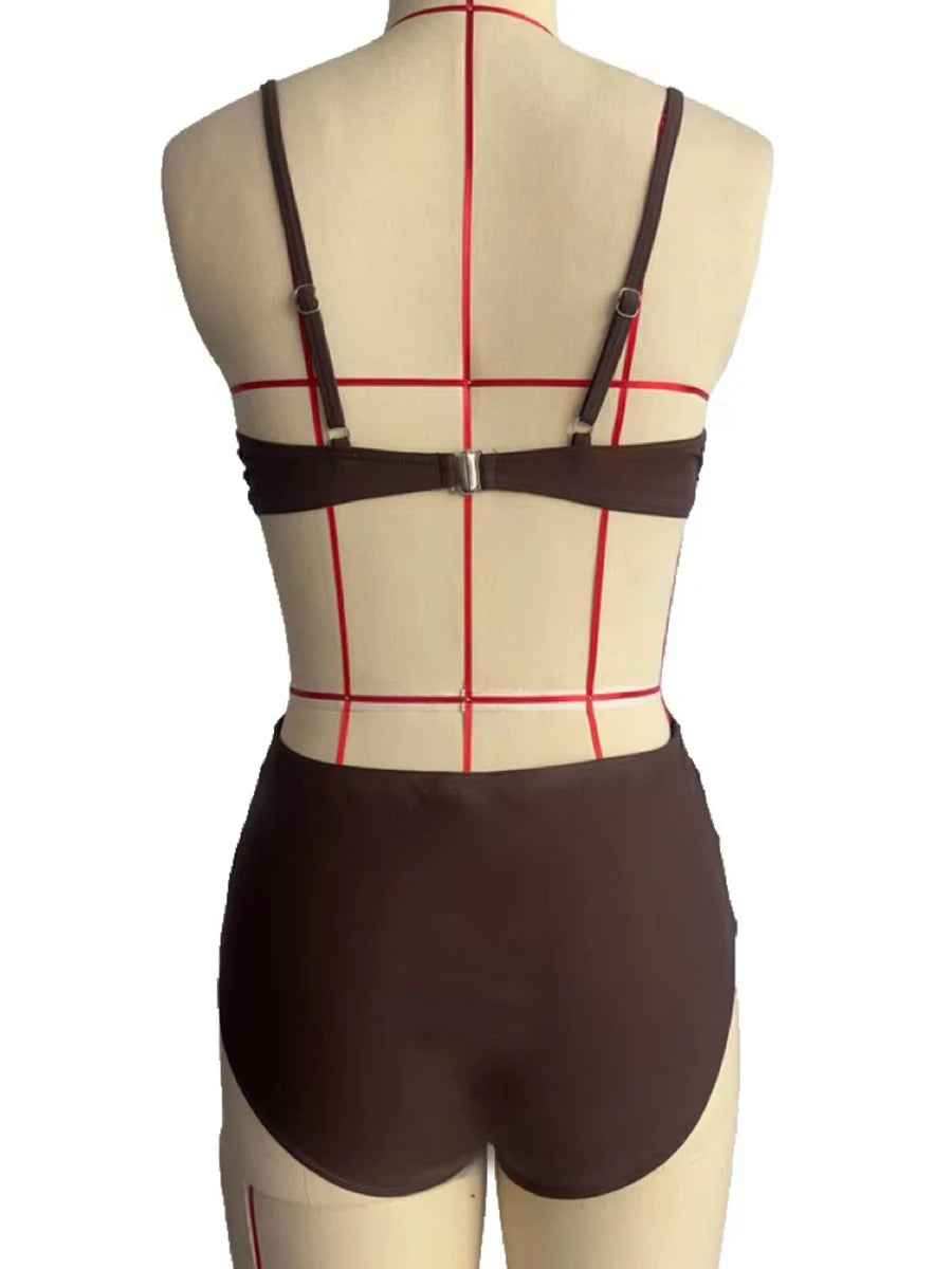 Bikini Top&High Waist Bottoms