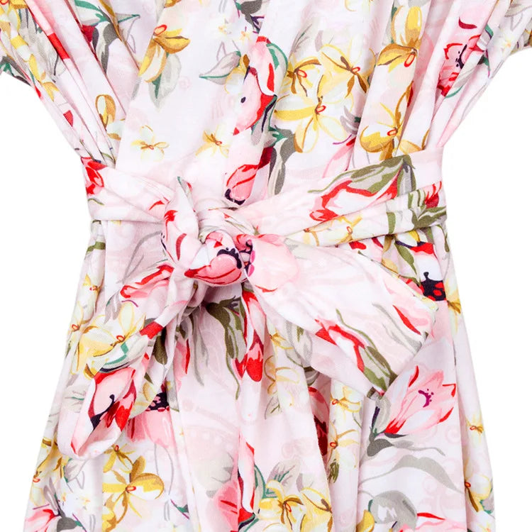 Maternity Robe & Matching Swaddle Set