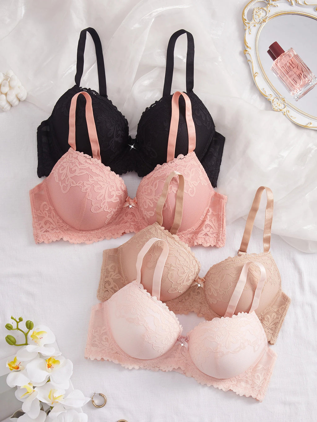 4 Piece Bra Set