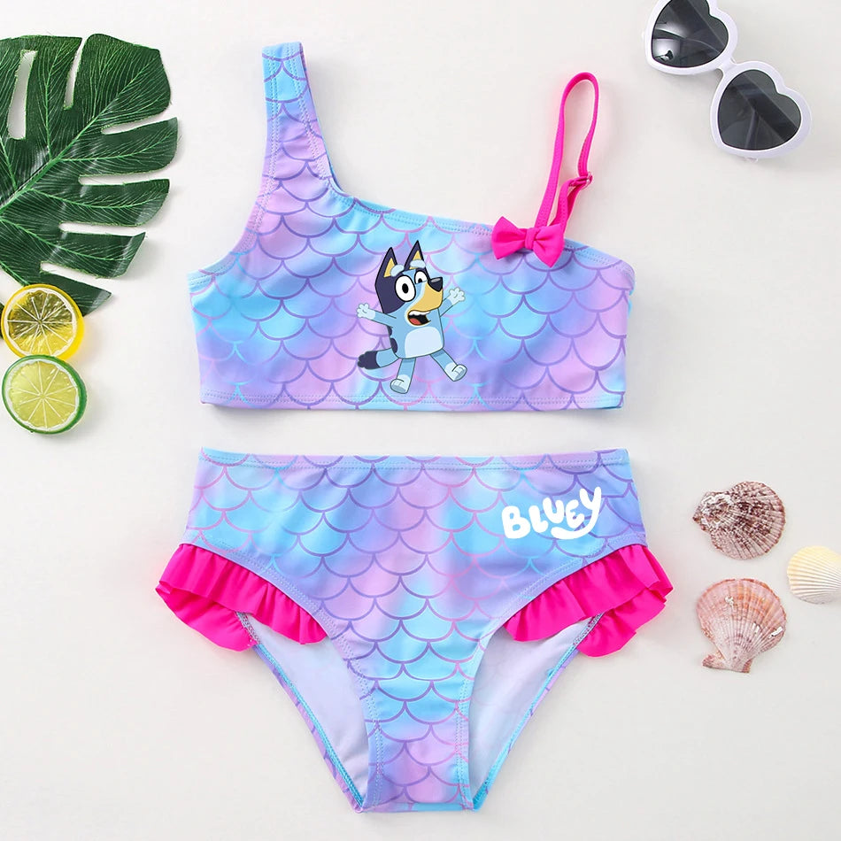 Two-Piece Bluey Swimsuit