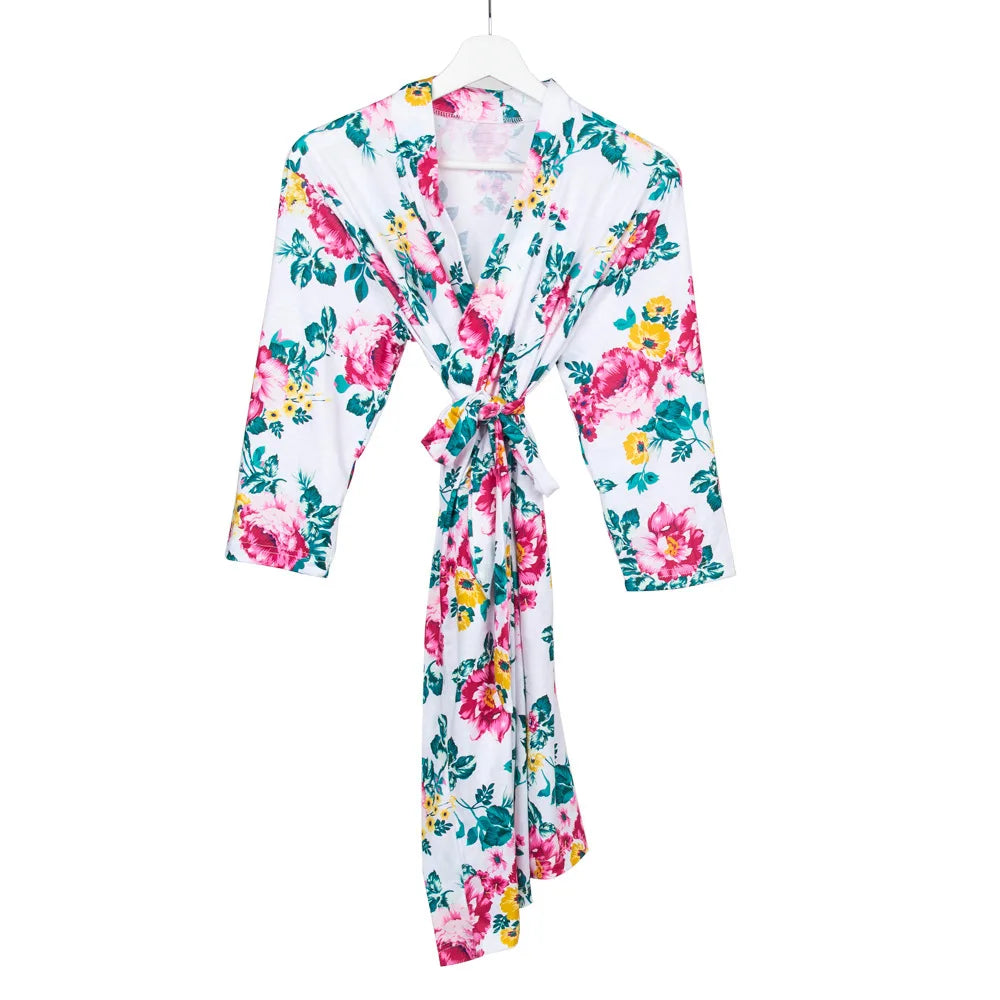 Maternity Robe & Matching Swaddle Set