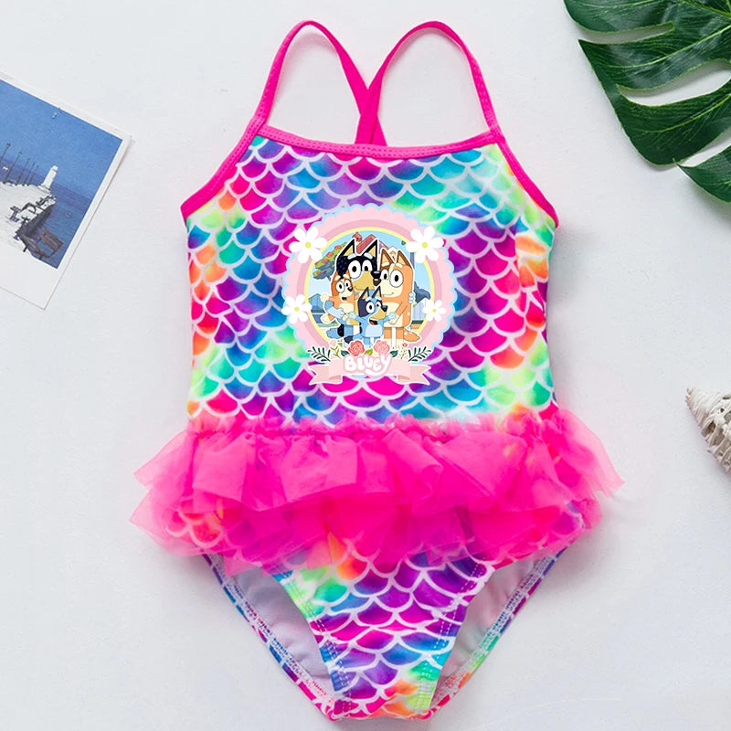 One-Piece Bluey Swimsuit