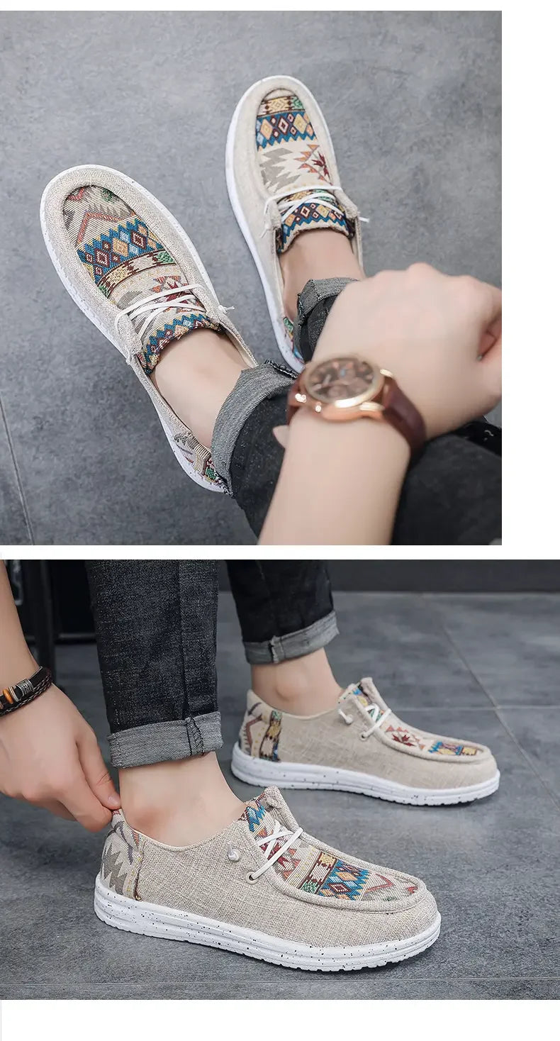 Lightweight Canvas Loafers