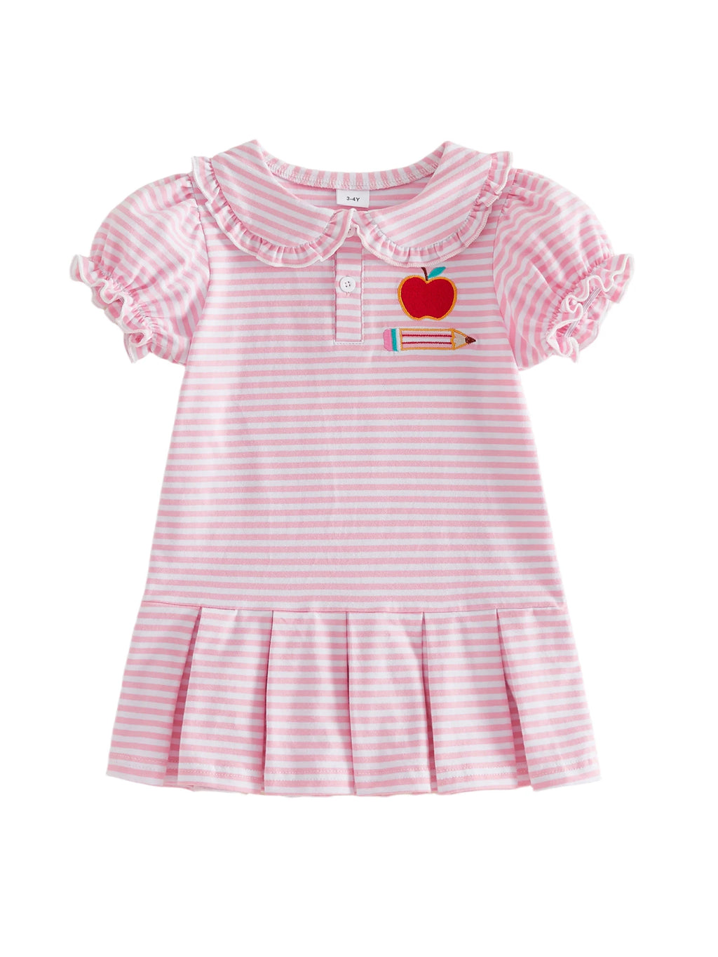 Pleated Apple Dress