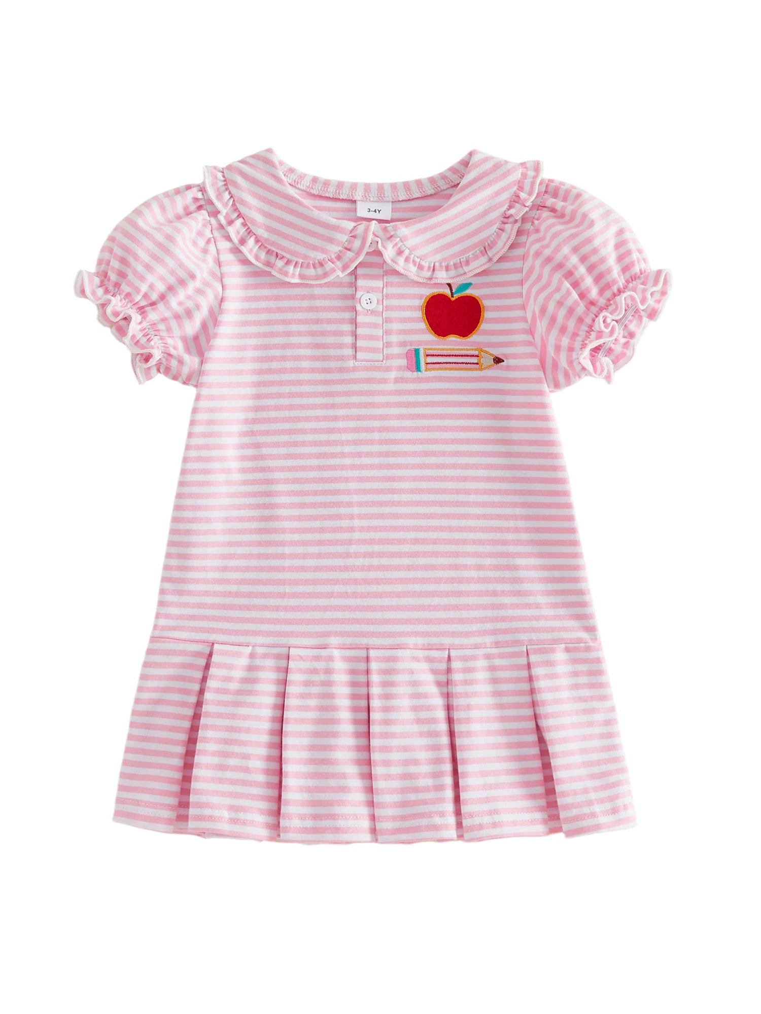 Pleated Apple Dress