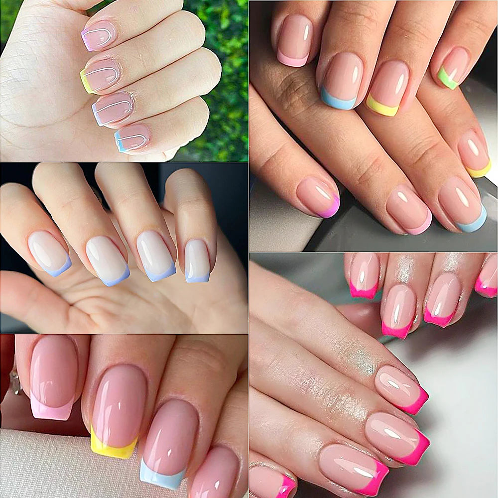 French Tip False Nails(120Pcs/240Pcs)