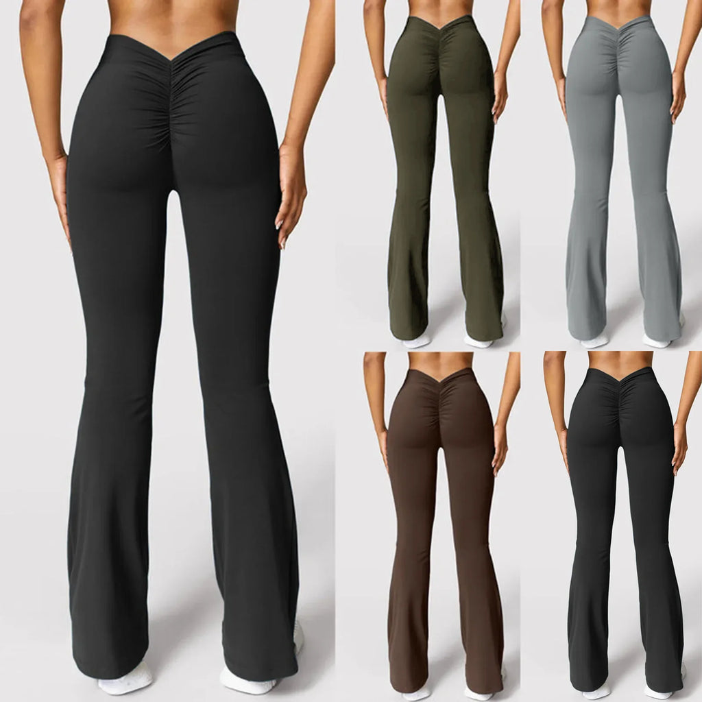 Flare Leg Butt Cinching Yoga Pants
