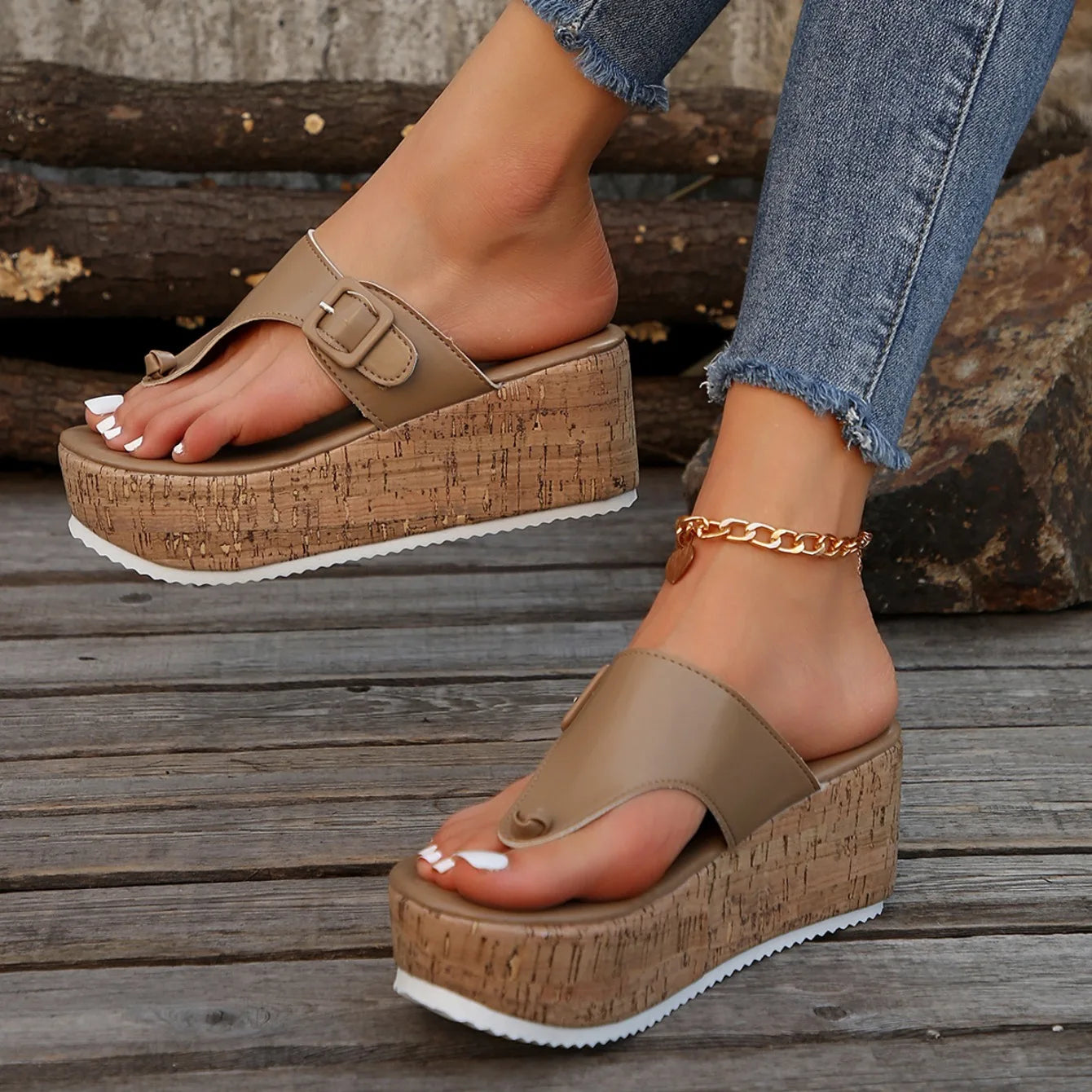 Platform Wedge Sandals