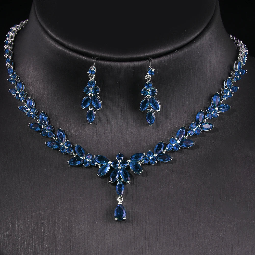 Cubic Zirconia 3Pcs Jewelry Set
